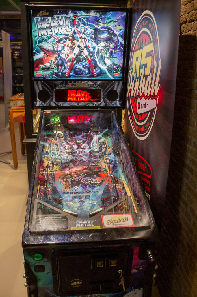 RS Pinball also brought the Heavy Metal game from Incendium and Stern