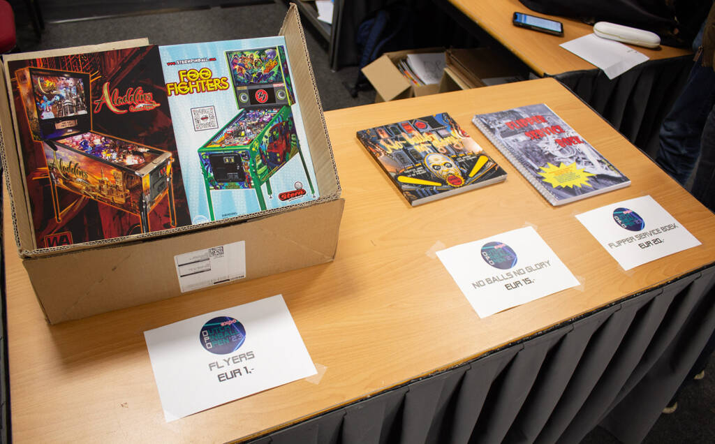 NFV reprints of pinball flyers and a pinball repair book available to buy too