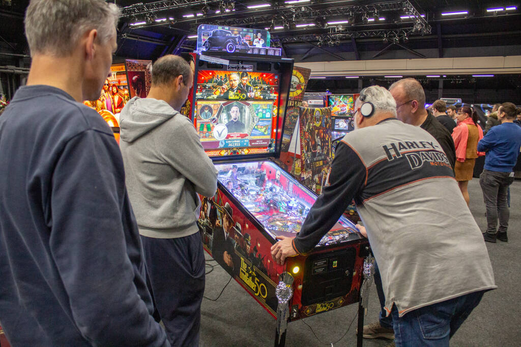 More of the many pinballs in the main show hall