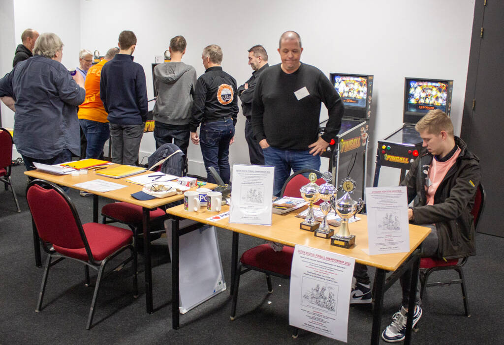 The Dutch Digital Pinball Championship stand