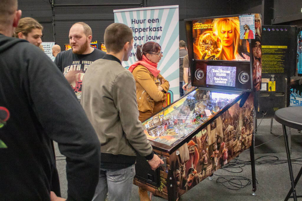 Labyrinth from Barrels of Fun was at the show thanks to Dutch Pinball head, Barry Driessen