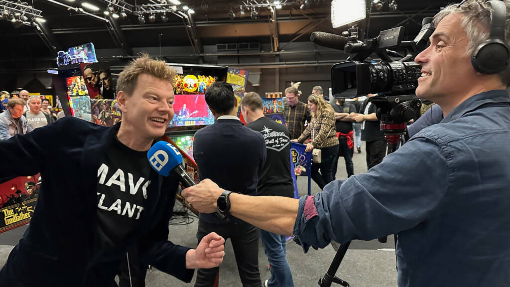 NFV PR Spokesman, Jim Jansen, is interviewed by Eindhovens Dagblad