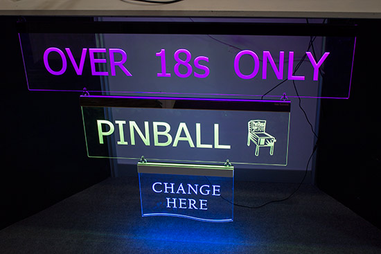 Get yourself a pinball sign for the game room