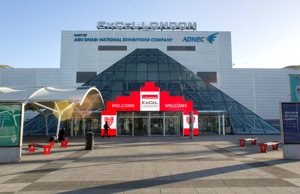 The ExCel London Exhibition Centre