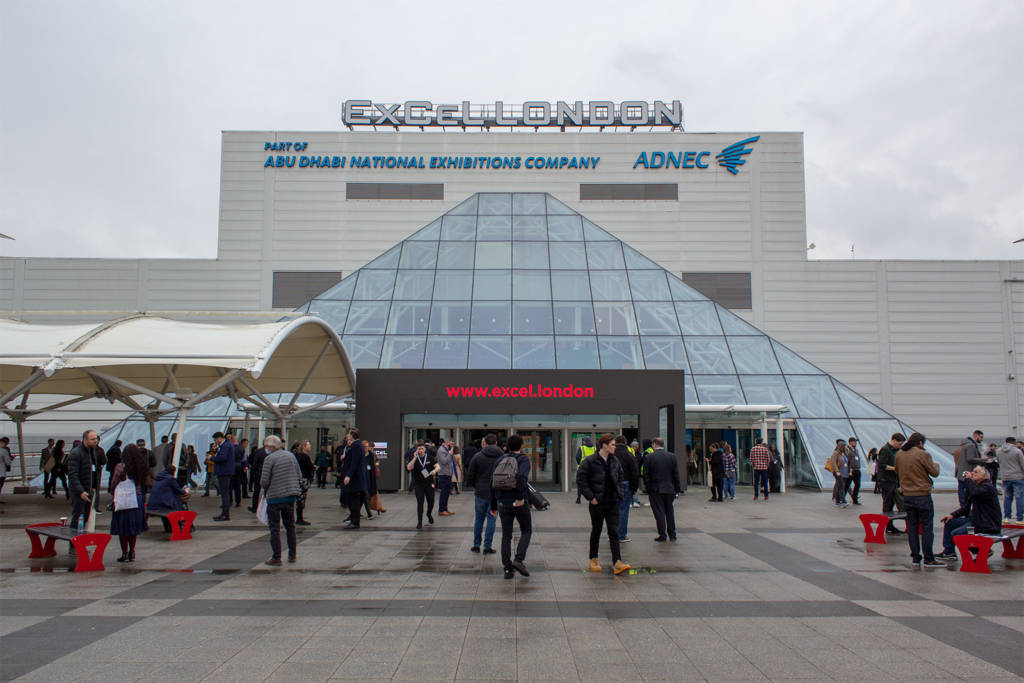 It was a dull and rainy day outside the ExCel London exhibition centre