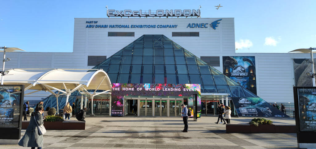 The ExCel Exhibition Centre in London's Docklands