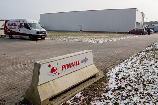 The Pinball Universe building in Bünde