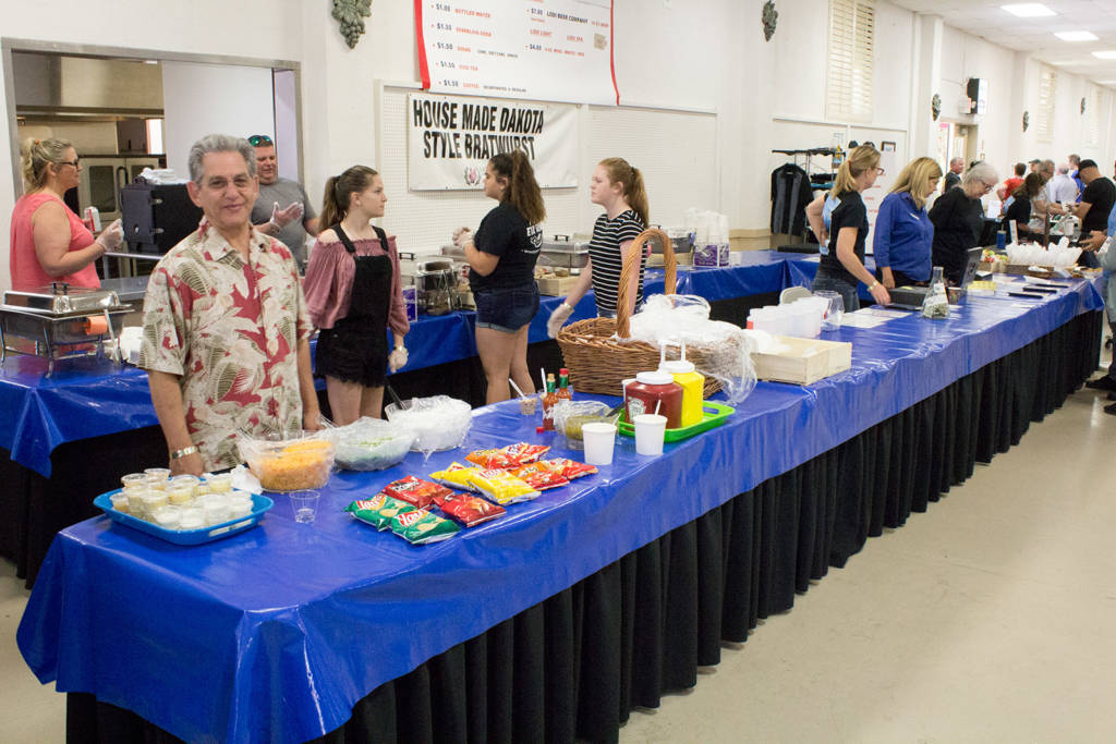 The food and drink stand offered full meals and snacks, plus soft drinks and...