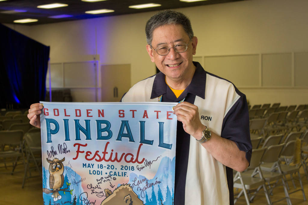 Ron Chan with his signed GSPF poster