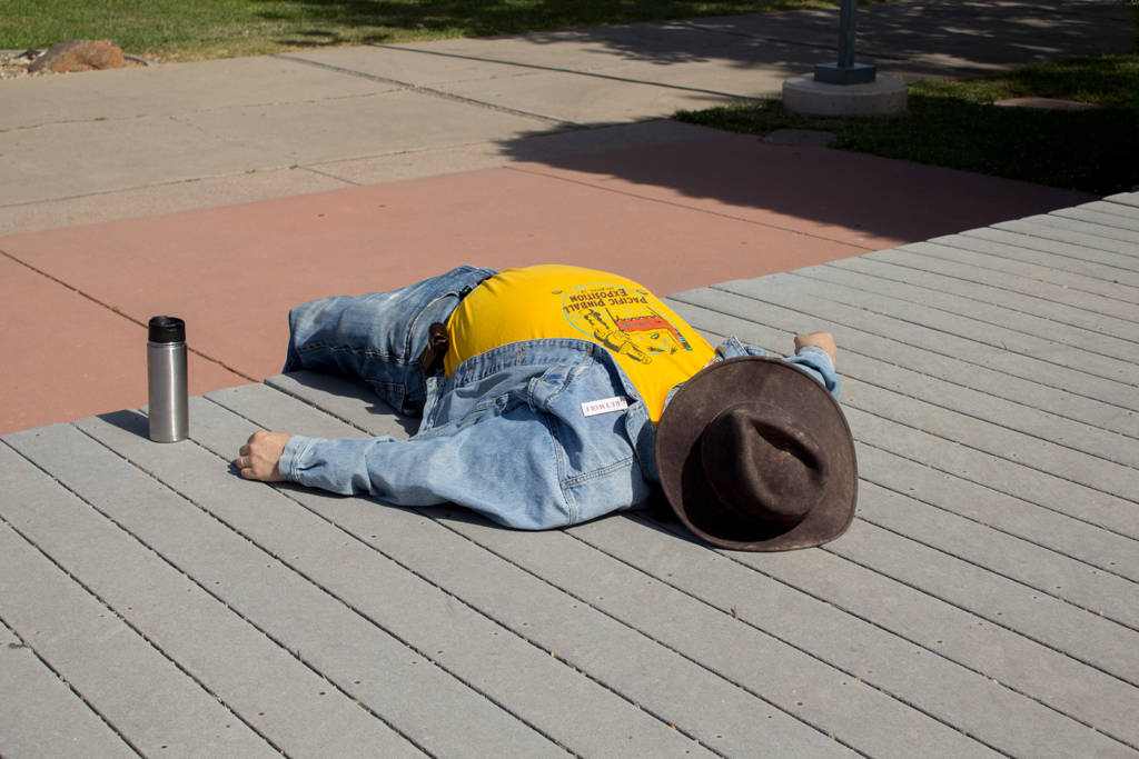 It doesn't get more laid back than this