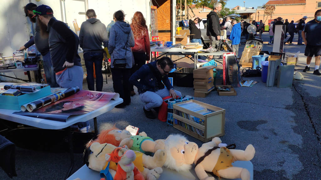Items for sale at the swap meet