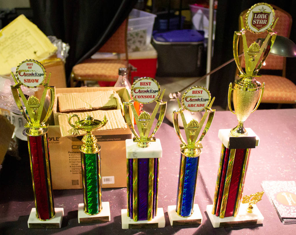 The trophies for the best-in-show awards