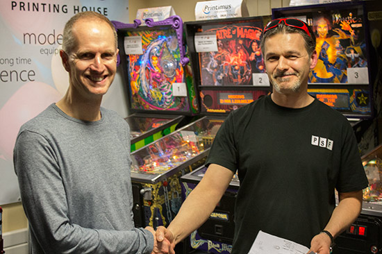 Fourth in the magic tournament, Greg Mott