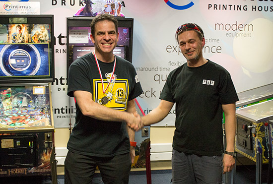 Second place, David Mainwaring