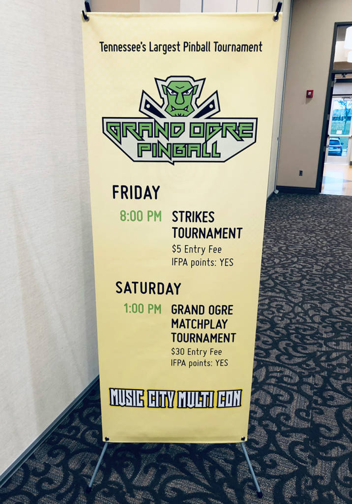 Details of the Grand OGRE pinball tournaments