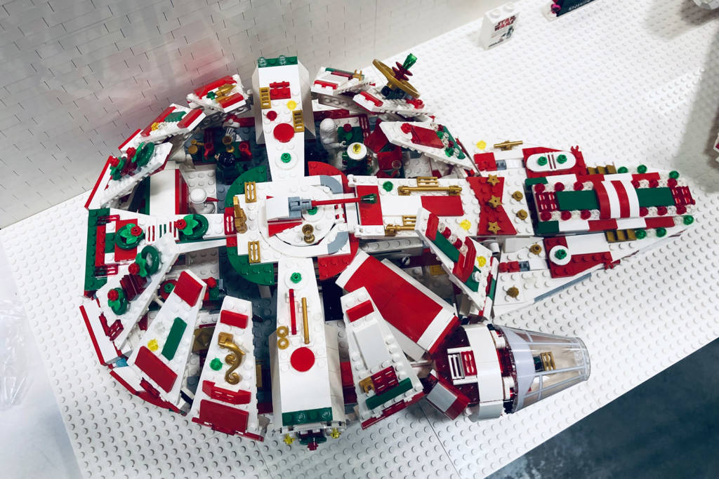 A Lego Millennium Falcon