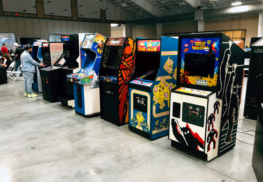 More of the arcade video games