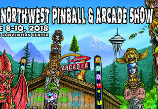 Northwest Pinball & Arcade Show 2018 poster