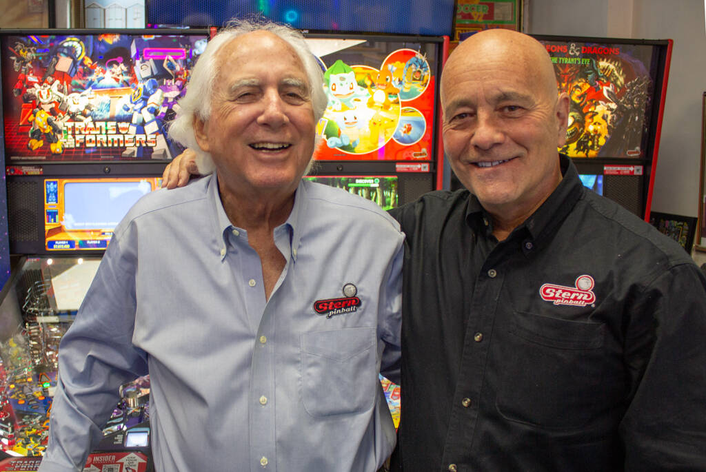 Gary Stern and John Buscaglia of Stern Pinball