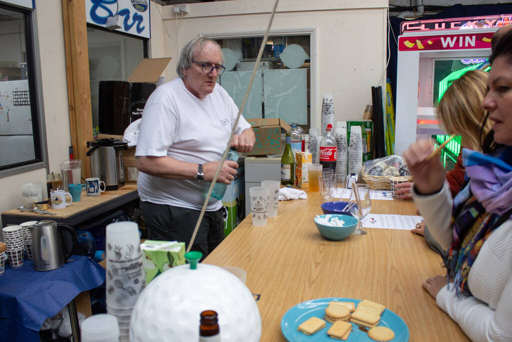Assorted alcoholic and soft beverages were available as well as tea and coffee