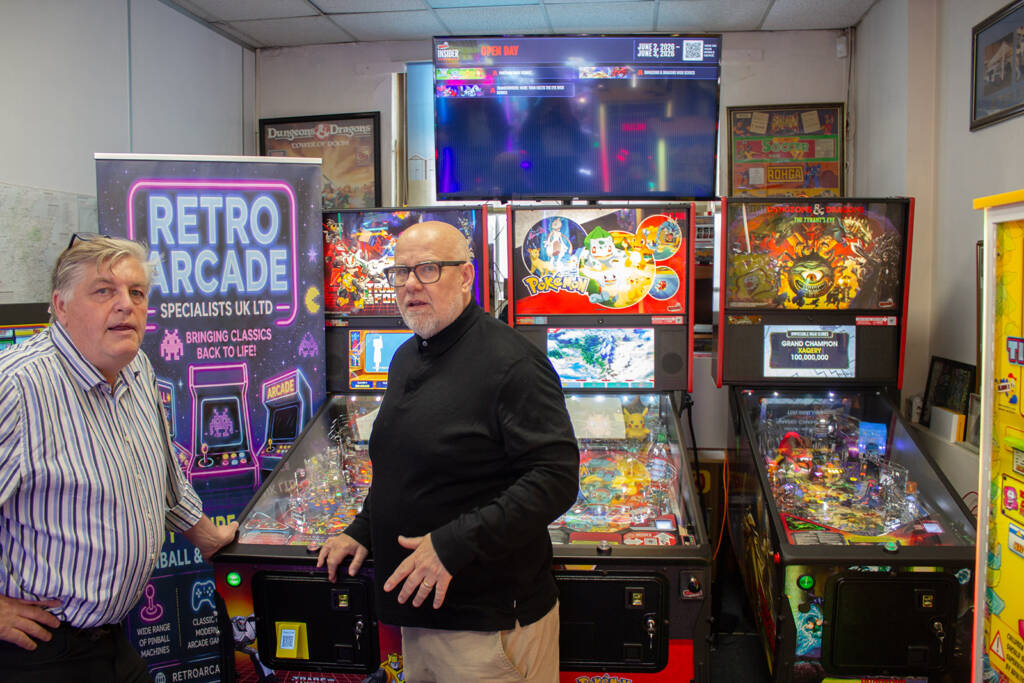 The pinball room