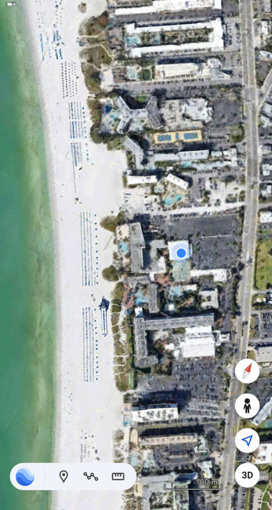 The location of the TradeWinds Island Grand resort