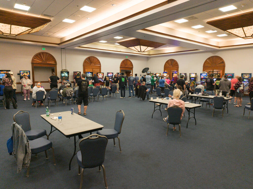 Inside the tournament room