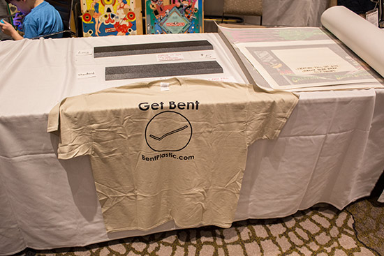 Bent Plastic were selling their DMD anti-reflective shields and T-shirts