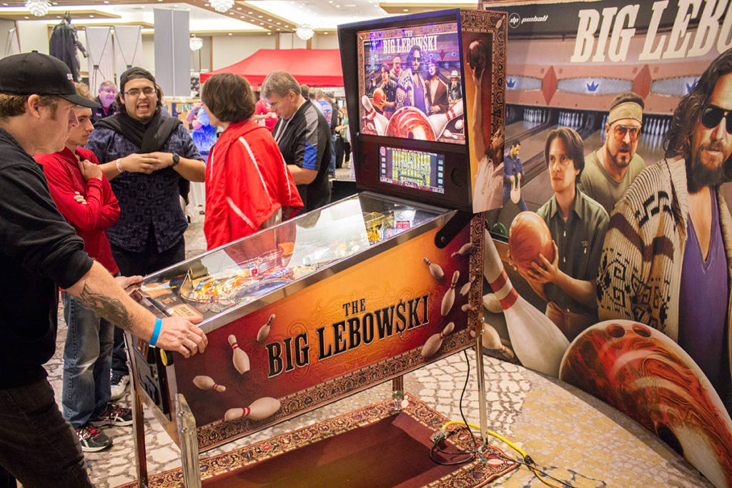In addition, Dutch Pinball were with their distributor, CoinTaker, to show The Big Lebowski