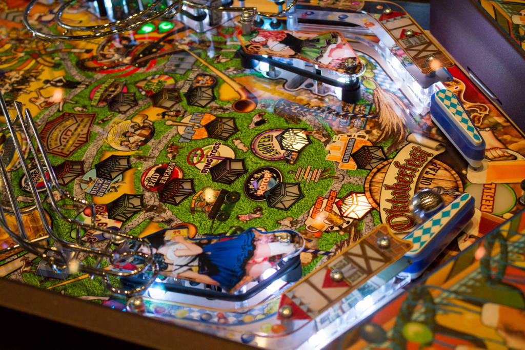 The lower part of the playfield