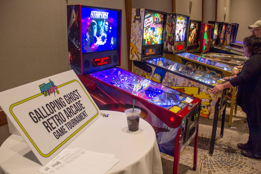 Galloping Ghost were running a pinball tournament at the back of the hall