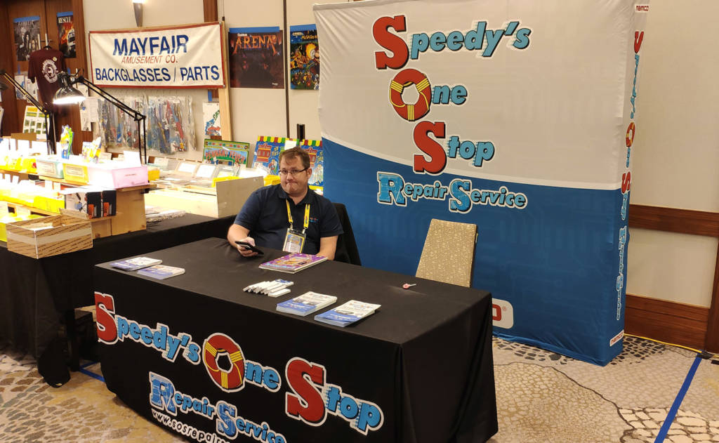 If your game needs fixing, Speedy's One Stop Repair Service was on-hand