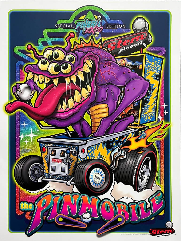 The Pinball Expo commemorative poster
