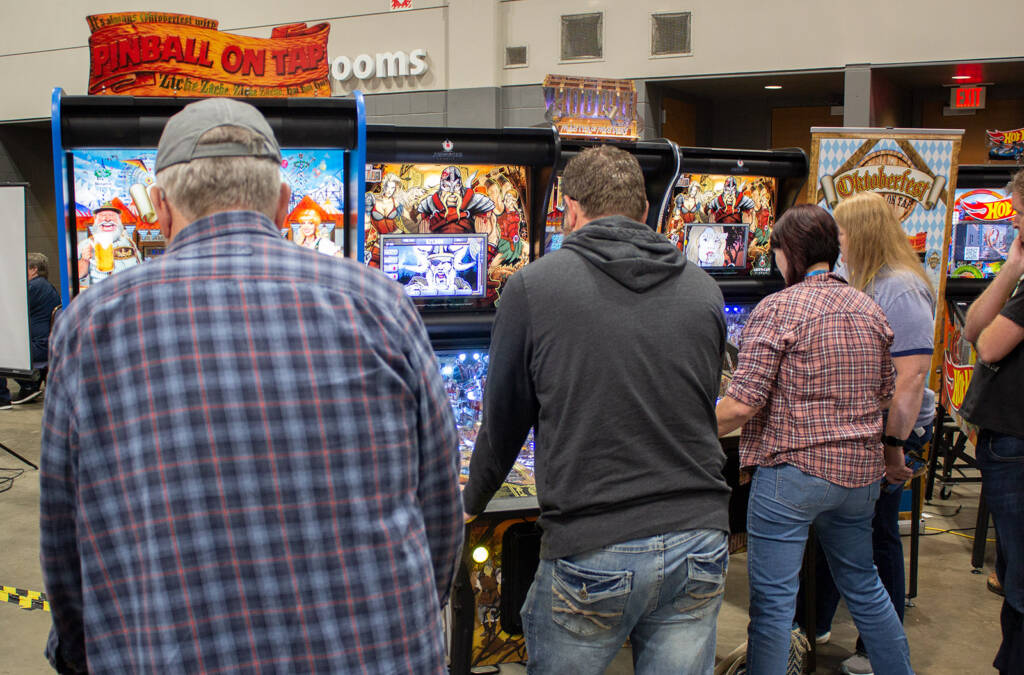 The left bank of American Pinball titles