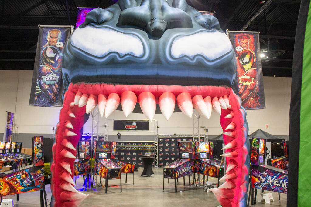 Stern Pinball and Marco Specialties have teamed up to create an especially impressive display
