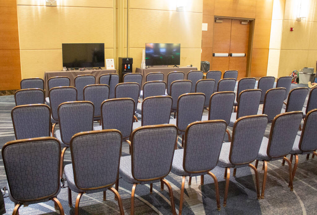 Seating for viewers of the live stream