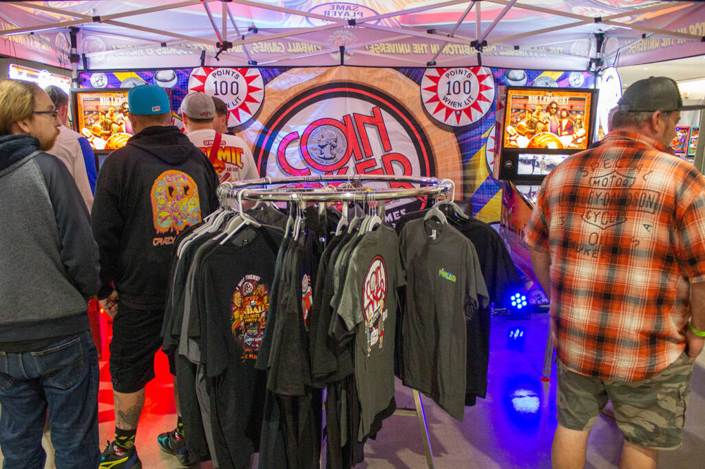 CoinTaker also has two The Big Lebowski machines by Dutch Pinball