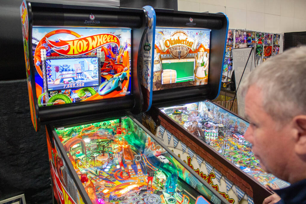 More American Pinball titles on their stand