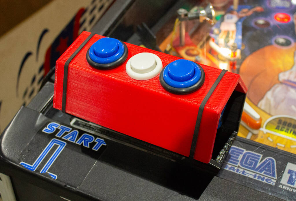 These accessible pinball controllers were available for everyone to try