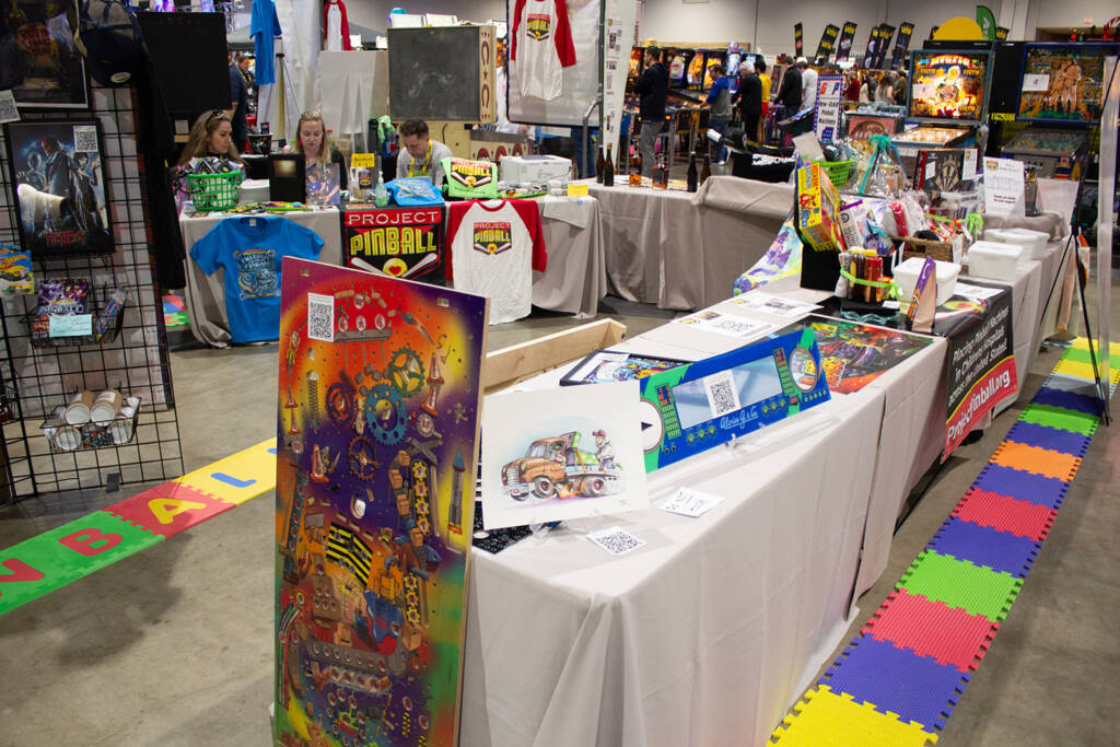 Project Pinball had a large presence in the main hall