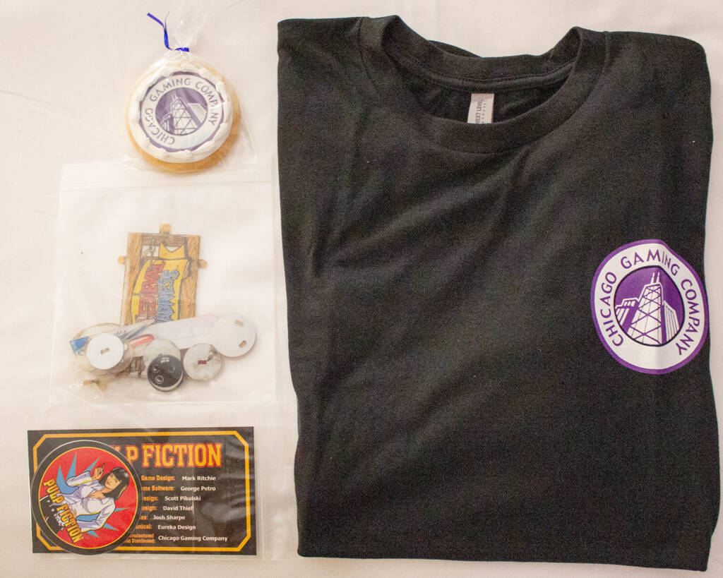 The Chicago Gaming goodie bag
