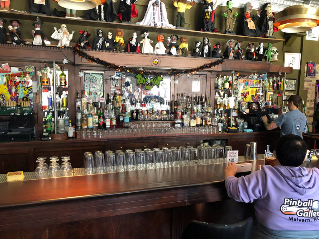 Logan Arcade has a diverse range of drinks available at the bar