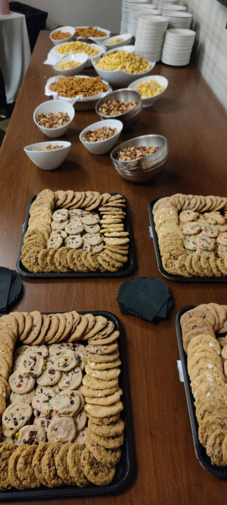 Some cookies and snacks for international visitors