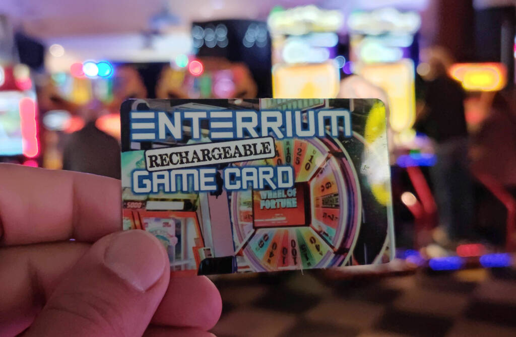The pre-loaded game card for Pinball Expo guests