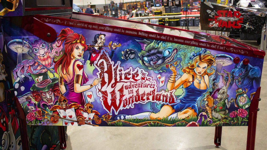 The cabinet artwork