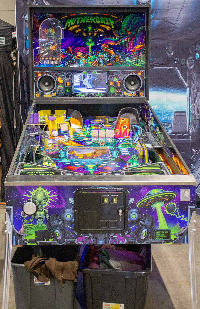 This giant Mothership game is a custom build for Rob Berk
