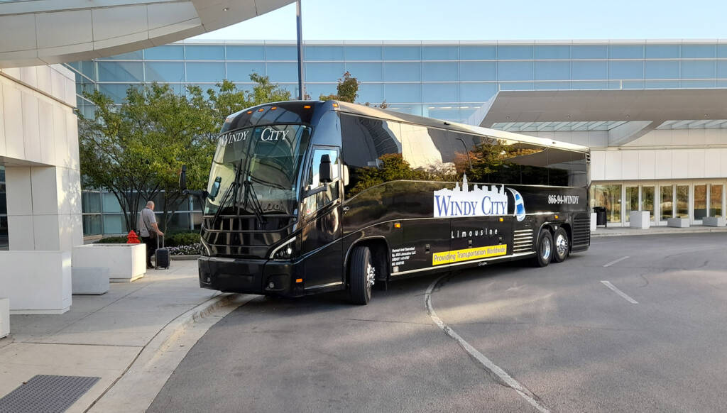 A somewhat nicer coach for the JJP factory tour