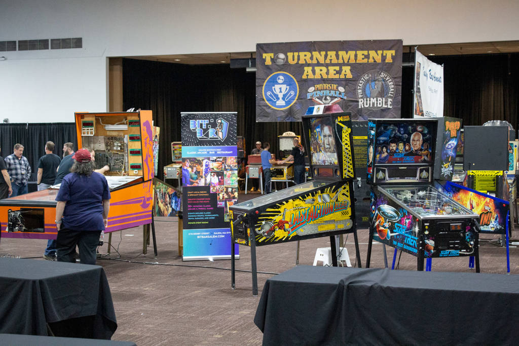 The main tournament takes place in the Vendor Hall too