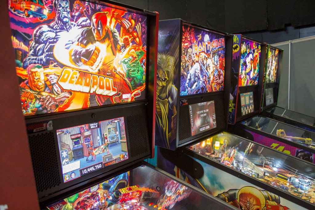 New Stern Pinball games - Deadpool, Iron Maiden, Batman 66 and The Munsters
