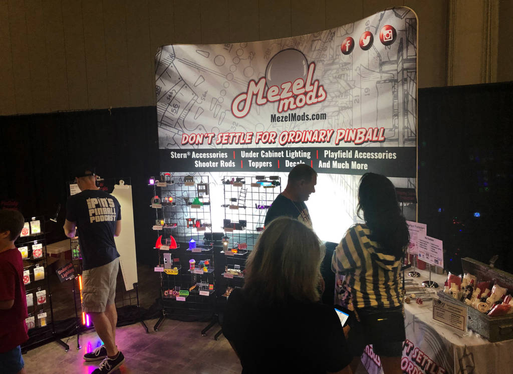 Mezel Mods had their big stand with all kinds of mods for your games